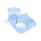 Pet feeder double bowl