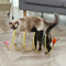 Cat Pets Toys Mouse Shape Balls Foldable Cat Kitten Play Tunnel Funny Cat Stick Mouse Supplies Simulation Mouse Pet Accessories