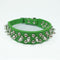 Leather Pet Collar Round Studded Dog Collar For Small And Medium-sized Dogs Inlaid Rivet Puppy Necklace Pet Accessories