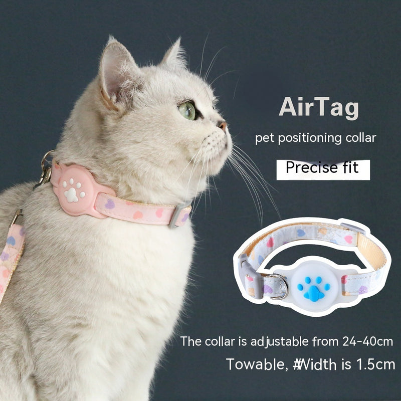 Pet Positioning Anti-lost Tracking Collar Hand Holding Rope