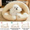 Bed For Dog And Cat Pet Bed Ultra Soft Cute Plush Slipper Cat Cave Bed Anti Slip Warm Pet House Nest Self-Warming Ideal For Indoor Use