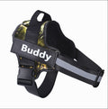 Personalized Dog Harness NO PULL Reflective Breathable Adjustable Pet Harness Vest For Small Large Dog Custom Patch Pet Supplies