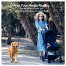 Hands-Free Dog Leash For Running & Walking - Durable Nylon, Adjustable Waist Belt, Ideal For Active Pets
