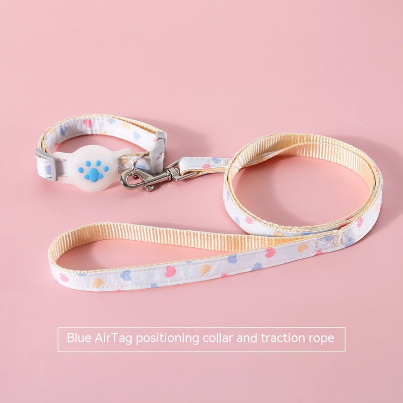 Pet Positioning Anti-lost Tracking Collar Hand Holding Rope