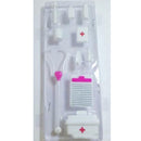 15 Pieces Children's Doll Medical Tools Play House Set With Pets, Plastic Toys, Furniture Accessories 465g