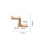 Pet Cat Climbing Frame Wall Type Solid Wood Wall Hanging Platform Ladder Pets Accessories