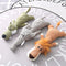 Plush Cartoon Puppy Dog Toy Pet Dog Chew Squeak Toys For Small Dogs Teeth Grinding Pet Products Dog Accessories