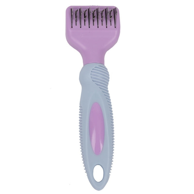 Dog Comb Stainless Steel Knot Knife Cat Brush Massage Dog Brush Pet Grooming Dogs Hair Knife Comb Cleaning Tools Pet Supplies